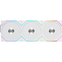 Lian Li UNI FAN TL 120 Wireless Triple Pack, Ventilateur de boîtier Blanc, 4 broches PWM, contrôleur inclus