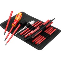 Wera Kraftform Kompakt VDE 16 Universal 1, 16 pièces, Tournevis Rouge/Jaune