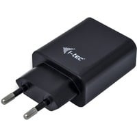 i-tec Chargeur USB 2 ports 2,4A, Bloc d'alimentation Noir