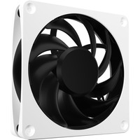 Alphacool Apex Stealth Metal, Ventilateur de boîtier Blanc/Noir, Connecteur PWM à 4 broches pour le ventilateur