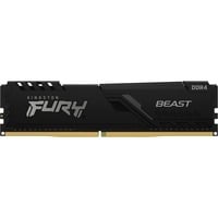 Kingston FURY 8 Go DDR4-3200 (1x 8 Go) mémoire vive Noir, KF432C16BB/8, XMP 2.0