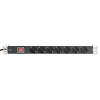 Digitus Prise de courant DN-95402 Noir, 7x prises