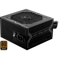 MSI MAG A550BN alimentation 550 watt Noir, 2x PCIe, 550 W, 100 - 240 V, 50 - 60 Hz, 8 A, 4 A, Actif