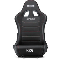 Next Level Racing ERS5 Elite Reclining Seat - Fabric & Simaero mesh edition, Siège gaming Noir