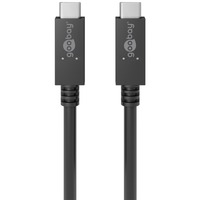 goobay Câble de charge et de synchronisation USB-C PD 100W Noir, 1 mètre