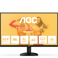 AOC 23.8" Moniteur Noir