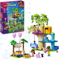 LEGO Friends - Fête d'anniversaire pour chats et cabane dans les arbres, Jouets de construction 42666