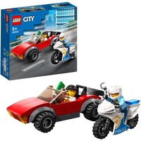 LEGO Ville - Poursuite en moTo de police, Jouets de construction 