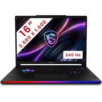 MSI Raider 16 Max HX (B2WJ-039BE) 16" PC portable gaming  Noir | Core Ultra 9 275HX | RTX 5090 | 32 Go | SSD 1 To | 240 Hz