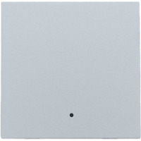 Niko Set Drukknop Sterling, Finition Argent, bouton-poussoir, encastrable