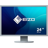 EIZO EV2430-GY 24.1" Moniteur Gris, DisplayPort, VGA, DVI-D, 2x USB-A 2.0, USB-B 2.0