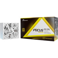Seasonic FOCUS GX ATX3.0, 750W alimentation Blanc, 1x 12VHPWR, 2x PCIe, gestion des câbles