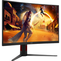 AOC C32G4Z 31.5" Moniteur gaming incurvé Noir/rouge, 1x DisplayPort, 1x HDMI, 260 Hz, (OC)