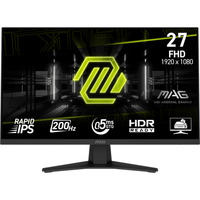 MSI MAG 274F 27" Moniteur gaming  Noir, 200 Hz, HDMI, DisplayPort, Adaptive Sync