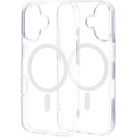 Mobiparts iPhone 16 - Magsafe Hardcover case, Housse smartphone Transparent