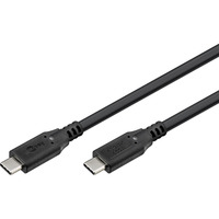 goobay USB-C 4.0 > USB-C, Câble Noir, 1,5 mètre