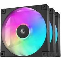 DeepCool FD14 ARGB ventilateurs de boîtier Noir, 3 pièces, 140 x 140 x 25 mm, PWM