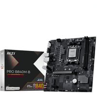 MSI PRO B840M-B carte mère AMD B840 Emplacement AM5 micro ATX carte mère socket AM5 AMD, Emplacement AM5, AMD Ryzen 7000 Series, AMD Ryzen 8000 Series, AMD Ryzen 9000 Series, Emplacement AM5, DDR5-SDRAM, 128 Go