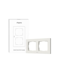 Aqara Bâti Switch H2 EU 2 groupes, Finition Blanc