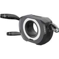 MOZA Manettes multifonctions, Levier de vitesses Noir, Wheel stalk, Noir, Aluminium, Acier, 411 mm, 127 mm, 152 mm