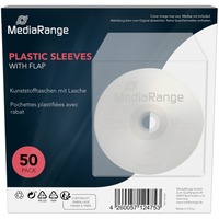 MediaRange Pochettes plastiques pour CD/DVD, Étui de protection 50 pièces, En vrac