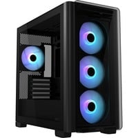 ASUS A23 PLUS boîtier mini tower Noir | 2x USB-A | 1x USB-C | RGB | Window