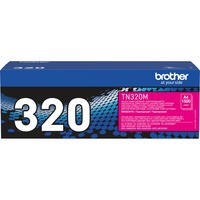 Brother Cartouche de toner magenta Brother TN-320M d'origine 1500 pages, Magenta, 1 pièce(s), Vente au détail
