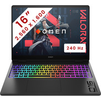 OMEN MAX 16 (ah0013nb) 16" PC portable gaming Noir | Core Ultra 7 255HX | RTX 5080 | 24 Go | 1 To SSD | 240 Hz