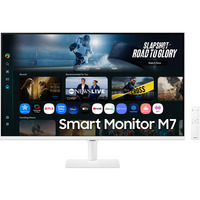 Samsung Smart Monitor M7 M70F 32" 4K UHD  Blanc, 2x HDMI, USB-A, Wi-Fi 5, BT