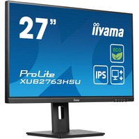 iiyama ProLite XUB2763HSU-B1 27" Moniteur  Noir, 100Hz, HDMI, DisplayPort, USB, Audio, AMD FreeSync