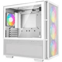 DeepCool CH560 boîtier midi tower Blanc | 1x USB-A | 1x USB-C | RGB | Verre Trempé