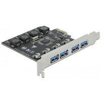 DeLOCK PCIe x1 > 4x USB-A 3.2 Gen 1 externe, Contrôleur USB 