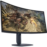 Dell AW3425DWM 34" Moniteur UltraWide gaming incurvé Noir, 1x DisplayPort, 2x HDMI, 2x USB-A, 180 Hz