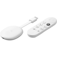 Google Chromecast avec Google TV HD 2K, Boxe de streaming Blanc, HDMI, WLAN, Bluetooth