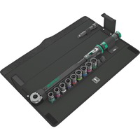 Wera Click-Torque C 3 Set 2, 1/2", Clé dynamométrique Noir/Vert, 11 pièces, avec cliquet réversible