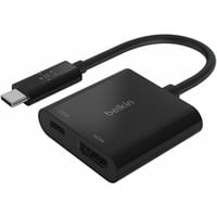 Belkin USB-C/ HDMI et adaptateur de charge Noir, 0,13 mètres