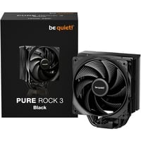 be quiet! Pure Rock 3 Noir, Refroidisseur CPU Noir, socket Intel et AMD, Refroidisseur d'air, 12 cm, 2000 tr/min, 101,2 m³/h, Noir
