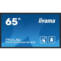 iiyama ProLite TF6539AS-B1AG, Affichage public Noir, Tactile, HDMI, DisplayPort, LAN, Audio, USB, Android 