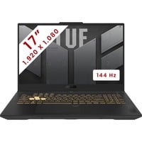 ASUS TUF Gaming F17 (FX707VV-HX145W)  17.3" PC portable gaming Gris | Core i7-13620H | RTX 4060 | 16 Go | 512 Go SSD | 144 Hz