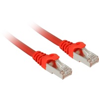 Sharkoon Câble de raccordement SFTP, RJ-45 avec Cat.7a Rouge, 3 mètres, câble brut