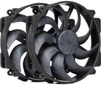 Noctua NF-A14x25r G2 PWM Sx2-PP chromax.black, Ventilateur de boîtier PWM à 4 broches, 2 pièces