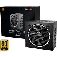be quiet! Pure Power 12M alimentation  modulaire 1000 watt Noir, 1x 12V-2x6, 4x PCIe