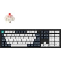 Keychron Q6 Max-M1Z QMK, clavier Noir, Layout BE, Gateron Jupiter Red, RGB leds, Hot-swappable, Bluetooth, 2.4GHz