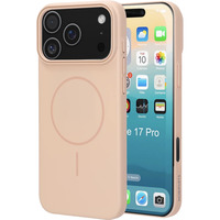 Mobiparts iPhone 17 Pro Max - Slim Line MagSafe Case, Housse smartphone Beige