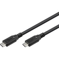 goobay USB-C 4.0 > USB-C, Câble Noir, 2 mètres