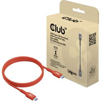 Club 3D Câble USB-C certifié Orange, 1 mètre, 240 W
