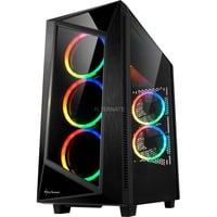 Sharkoon REV200 boîtier midi tower Noir | 4x USB-A | RGB | Window