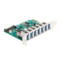 DeLOCK Carte PCI Express x1 vers 7 x USB externe 5 Gops type A, Contrôleur USB