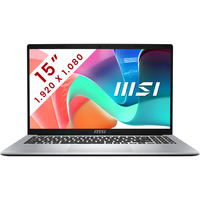 MSI 15.6" PC portable Argent