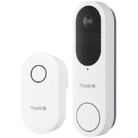 Reolink D340B-W 4MP Dual-band WiFi avec détection intelligente, Sonnette de porte Blanc